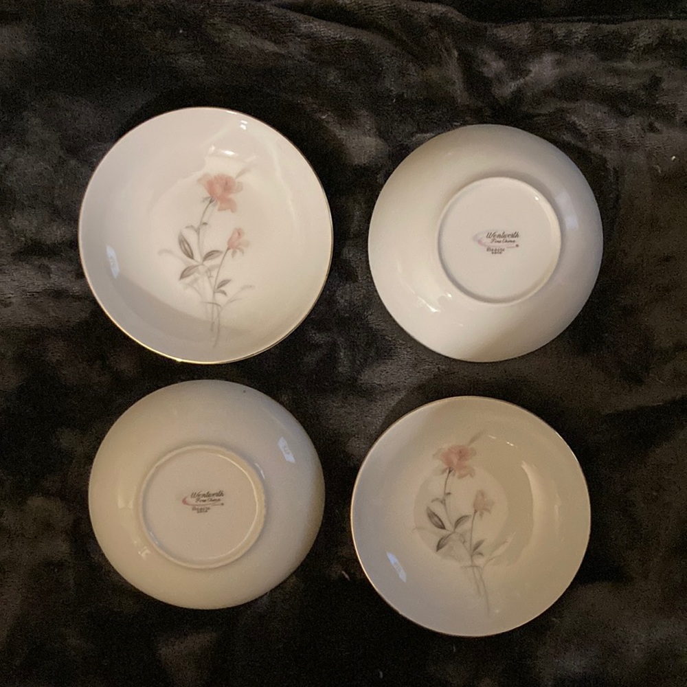 Wentworth Desire pattern set of 4 dessert plates